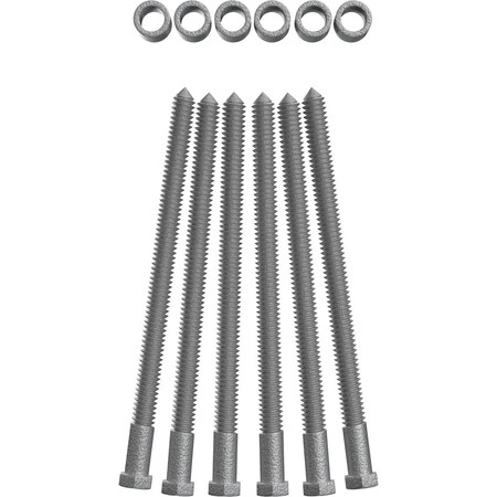 Ekena Millwork Premium 7/8" Barn Door Flat Track Extension Hardware for 2 1/4" Door, PC Chrome GB60015EXCR